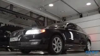 Установка BiLED линз NIGHT ASSISTANT на VOLVO S80 с сохранением адаптивной системы освещения.