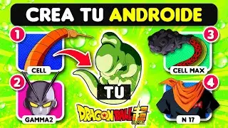 Crea tu personaje Androide en Dragon Ball Super 🤖🐲👊 Quiz anime | Dragon Ball trivia | SOR anime