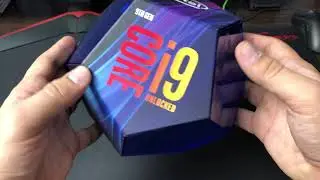 Intel Core i9 9900K Unboxing | Распаковака