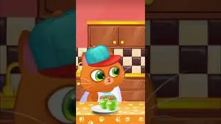 Котик Bubbu и Том пробуют новый урожай #bubbumyvirtualpet #котикбубу #catbubbu #bubbu #рекомендации
