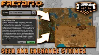 Factorio Tutorial - How to Import / Load Maps via Seed and Exchange String