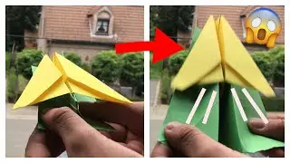 Pull And See What Happens!! | EASY Paper Plane Tutorial