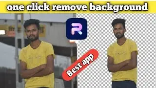 just second remove background || photoroom app