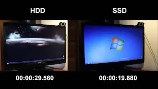 SSD vs HDD Windows 7 Boot Time SATA 2