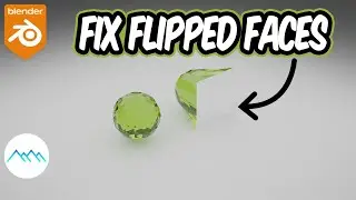 Fix Flipped Faces in Blender