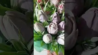 Букет из мыла Тюльпаны.