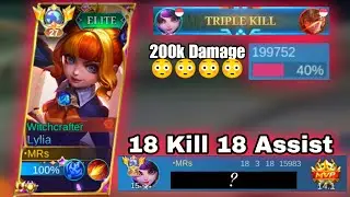 200K DAMAGE!! BUILD LYLIA TERSAKIT 2023 | Lylia Gameplay