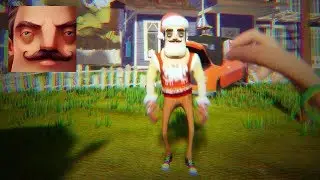 My New Neighbor Santa Act 2 Trampoline Hello Neighbor Gameplay Walkthrough