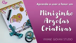 Minizinho Scrapbook Argolas Criativas Estrutura Super Fácil