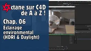 Octane sur C4D de A à Z ! Partie 06 - Éclairage environmental (HDRI & Daylight)