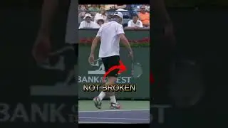 Roddick breaks racquet on his SHOE