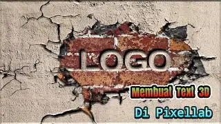 Membuat text efek 3D di pixel Lab | tutorial pixelLab