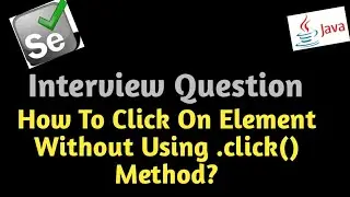 How To Click On Element In Selenium Without Using .click() ? 