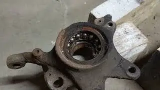 How to change wheel bearing and hub passat b3.