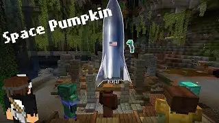 Sending a Pumpkin into Space|| Architect SMP Into The Deep