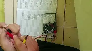 PENGECEKAN KONDISI TRANSISTOR MENGGUNAKAN MULTIMETER ANALOG OLEH M. FACHAL ANAMI