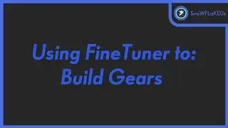 Using FineTuner to Build Gears - SimplePlanes