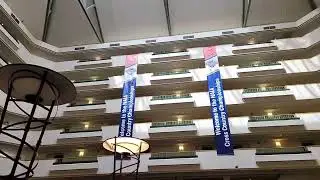 NAIA Cross Country hotel event branding.