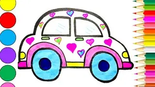 bolalar uchun mashina chizish/car drawing for children /арисовать машину для детей