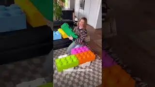 Стол из LEGO🍭 #дизайнинтерьера
