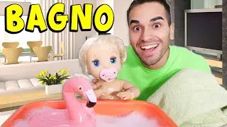 OUR DAUGHTER'S FIRST BATH!!