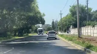 По дороге на Горпляж нанесли дорожную разметку