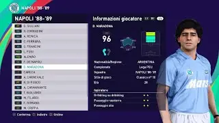 eFootball PES 2021: Napoli '88-'89 classic team (PS4)