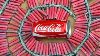 EXPERIMENT 1000 FIRECRACKER vs COCA COLA