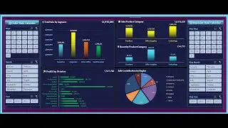 Modern Dynamic Dashboard in MS Excel