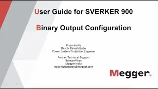 Binary Output Configuration SVERKER 900