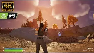 FORTNITE PC IN 4K GAMEPLAY WITH RTX ON | Fortnite 4K BEST QUALITY
