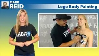 Logo Body Painting by Mark Reid