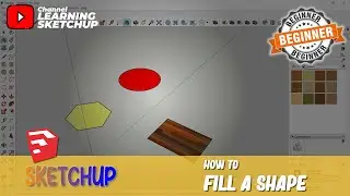 Sketchup How To Fill A Shape