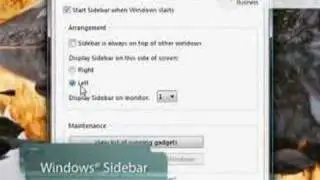 Microsoft Windows Vista Tip - Gadgets for Windows Sidebar