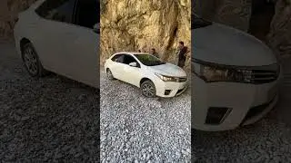 Erzincan/Kemaliye Taş Yolunda Otomobil Battı