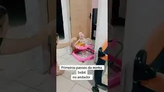 ela está com 8 meses 🩷 #maternidadereal #primeirospassos #bebe #maededois #vidademãe #shortsviral