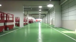 3D Industrial Warehouse Flythrough