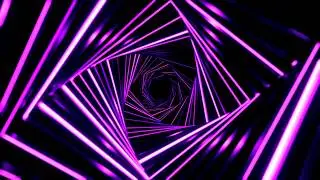 🎥 4K TUNEX – Infinite Purple Neon Spiral Tunnel |  Futuristic (2 Hours No Audio) 🟣✨