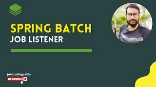 Job Listener in Spring Batch (JobExecutionListenerSupport).