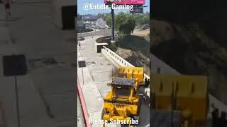 Yogi Adityanath Bulldozer in Los santos #gta5  #funny  #momentsgta #clip #scenes #dubbing #shorts