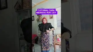 TUTORIAL MEMAKAI ROK LILIT #viralshorts  #rokwanita #viralvideo #outfitwanita #outfitkondangan
