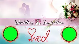 Wedding Invitation video । Wedding invitation template। wedding invitations video background