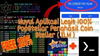 Script PopStellar Free XLM No Root 100% (LEGIT) - Termux