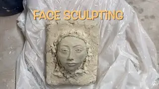 FACE SCULPTING PORCELAIN CLAY, #porcelain #clay #claycrafts #ceramicsart #sculpture #pottery #arts