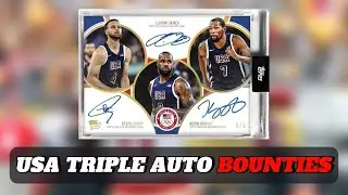 USA Basketball LeBron, Curry, Durant, Triple Auto Has Some CRAZY Bounties