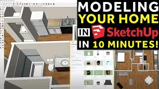 Modeling my House using Sketchup for the First Time! - Triplex Renovation
