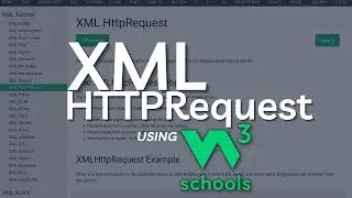 XML HTTPRequest Object | XML Tutorial for beginners | W3Schools XML