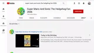 (BIRTHDAY) Shoutout to Super Mario And Sonic The Hedgehog Fan 2006!