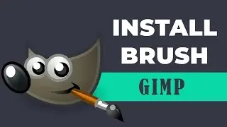 How to install brushes in GIMP