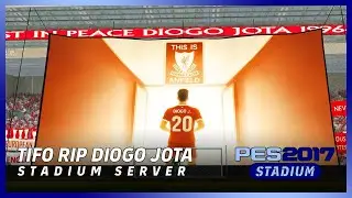 PES 2017 New TIFO & Crowd Mod! Unbelievable Fan Choreography - RIP Diogo Jota